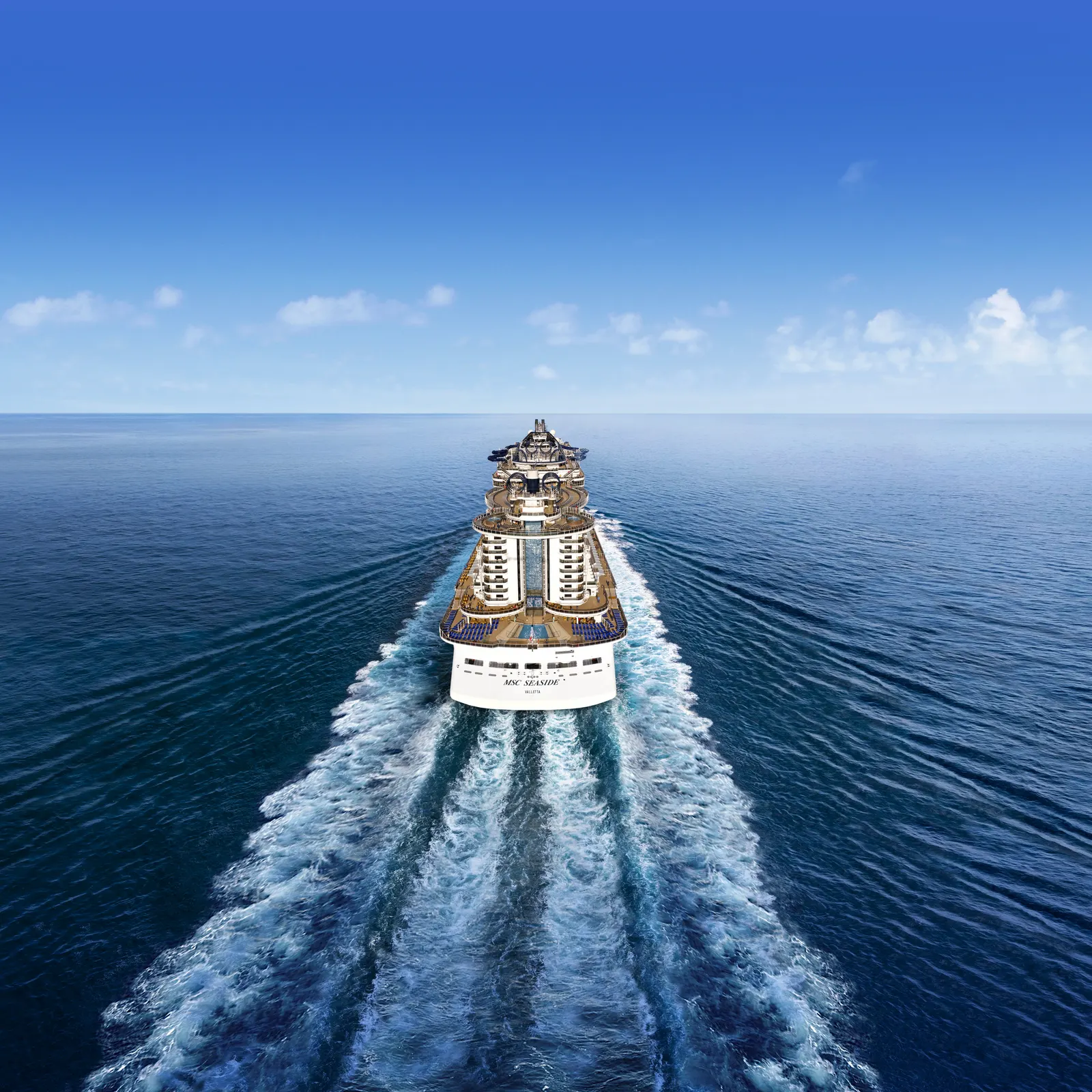 MSC Seaside at sea