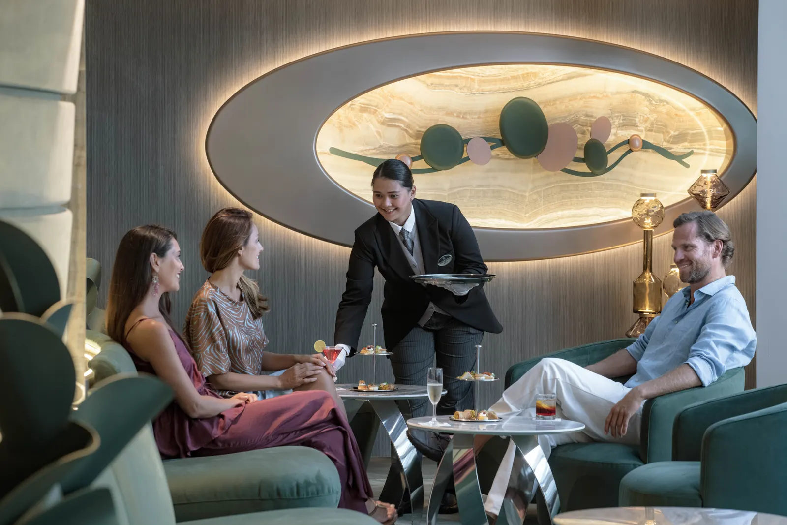 The MSC Yacht Club private restaurant