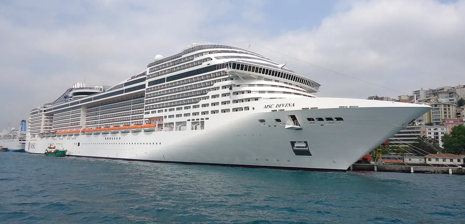 MSC Divina at sea