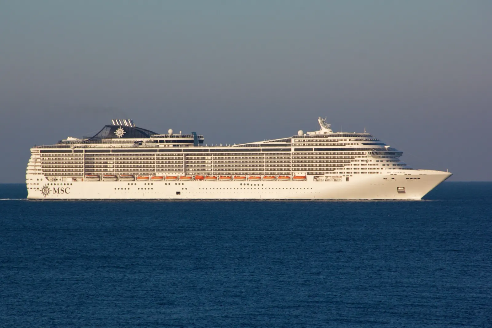 MSC Fantasia at sea