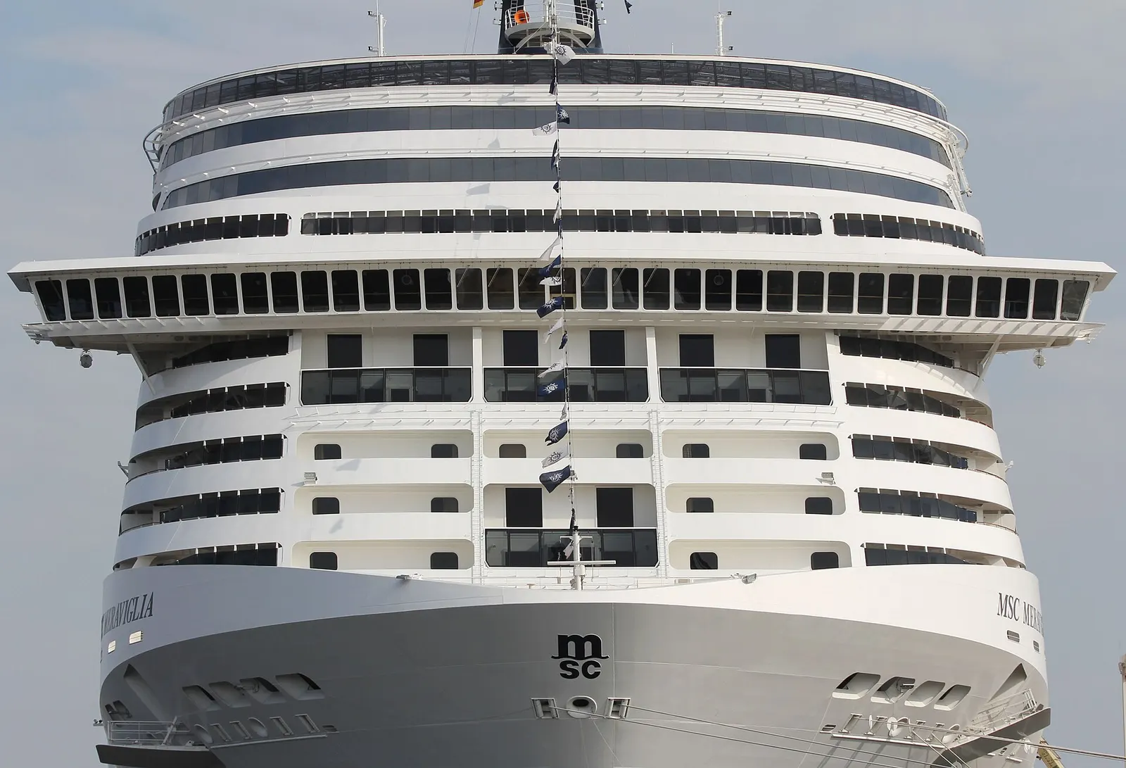 MSC Meraviglia at sea