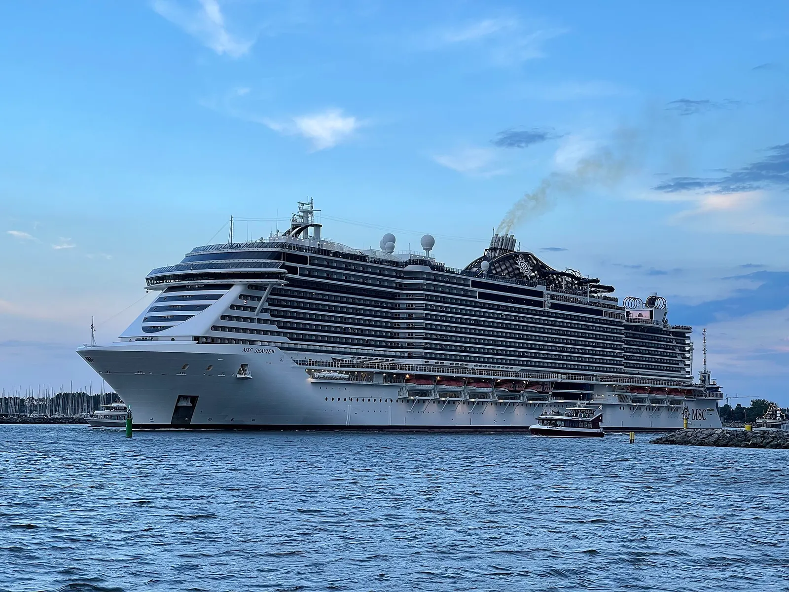MSC Seaview at sea