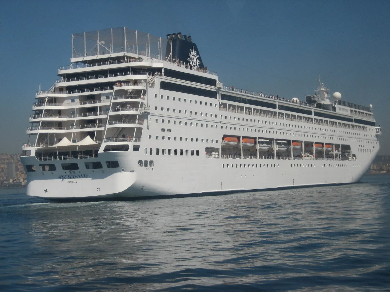 MSC Sinfonia at sea
