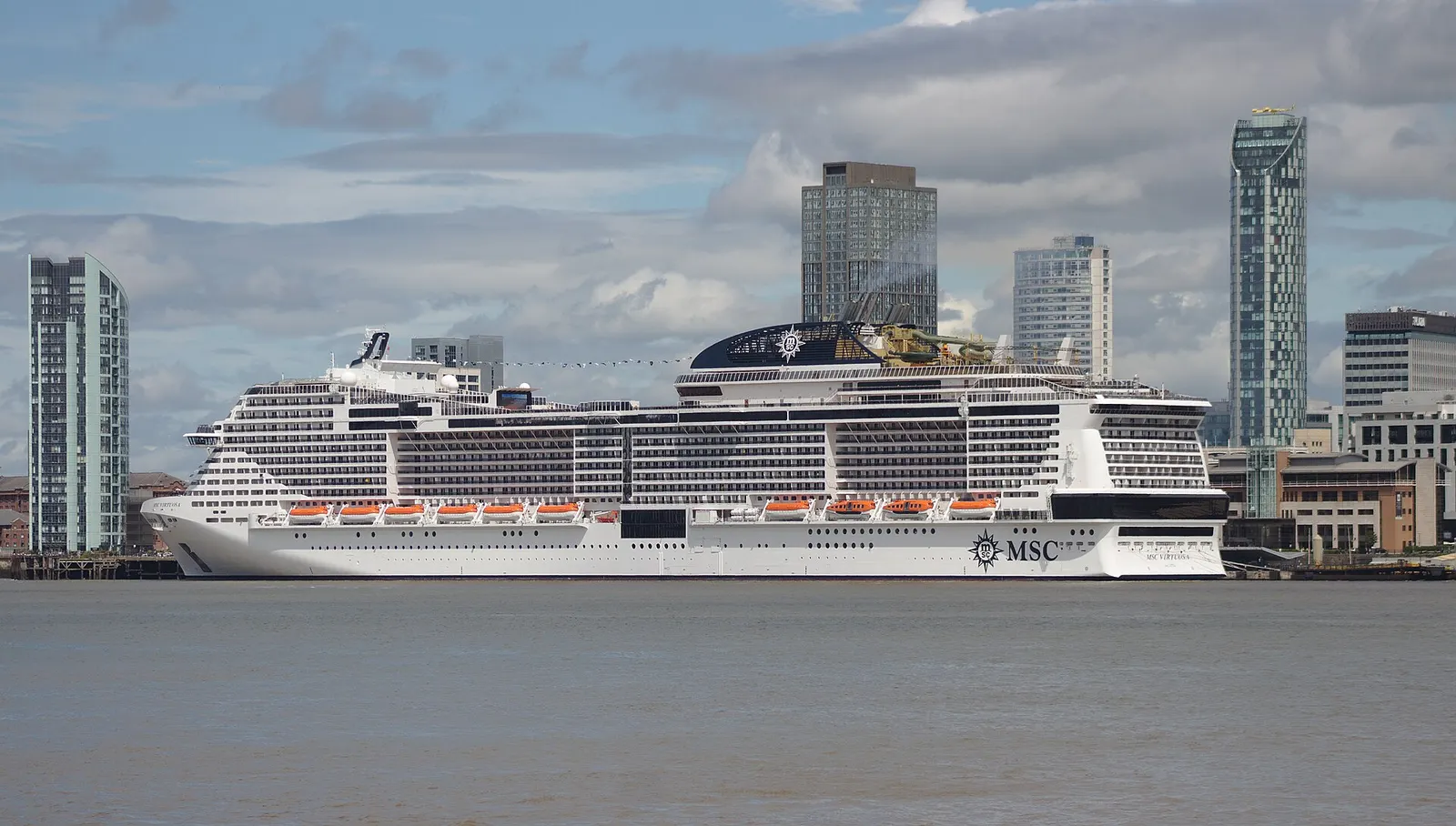 MSC Virtuosa at sea